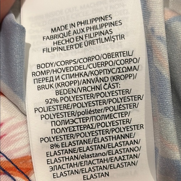 RLX Ralph Lauren Women's Blue Floral Sleeveless Golf/Tennis/Pickleball Top NWT - Picture 11 of 11